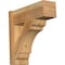Ekena Millwork Olympic Block Rough Sawn Outlooker, Western Red Cedar, 8"W x 22"D x 22"H OUT08X22X22OLY05RWR - alternate 1